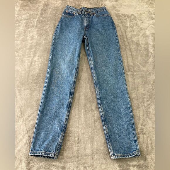 Vintage Levi’s 17512-0291 Women’s 7 Blue Denim 100% Cotton Made in USA - Picture 1 of 10